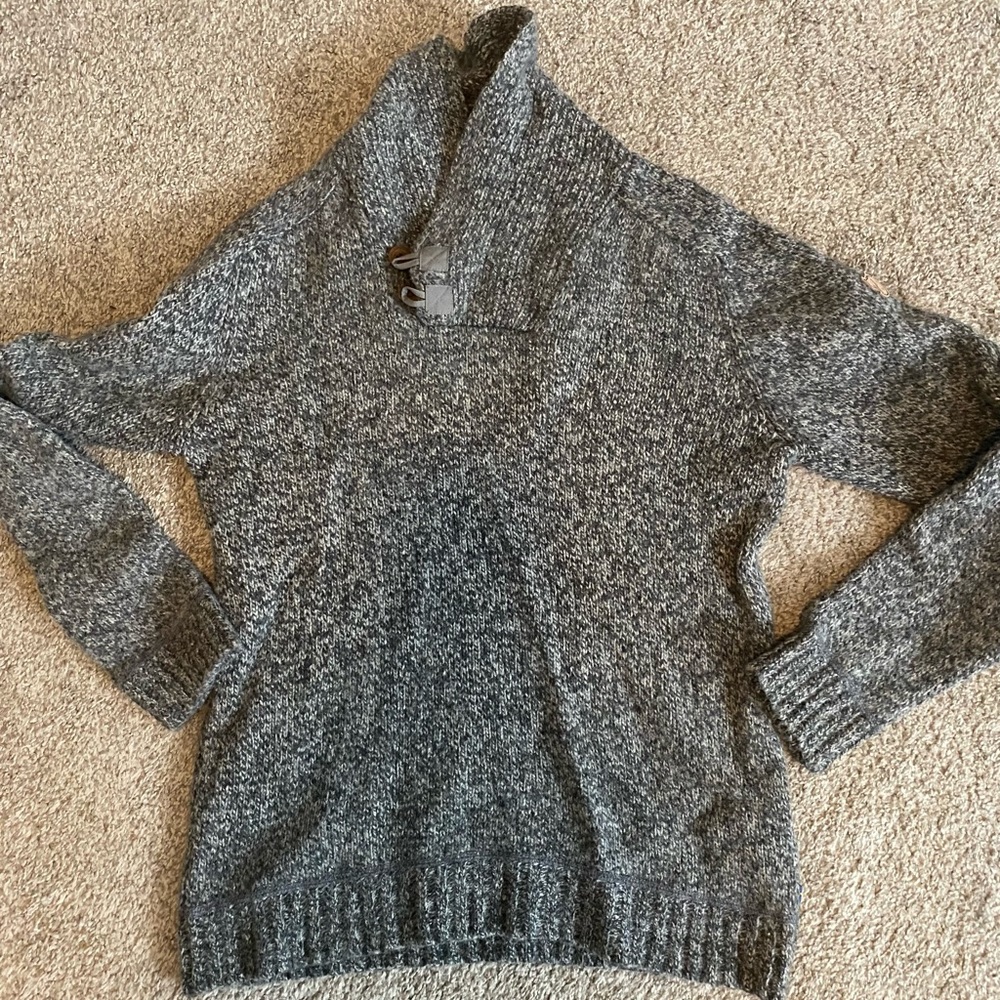 Fjallraven Grey Marled Knit Sweater